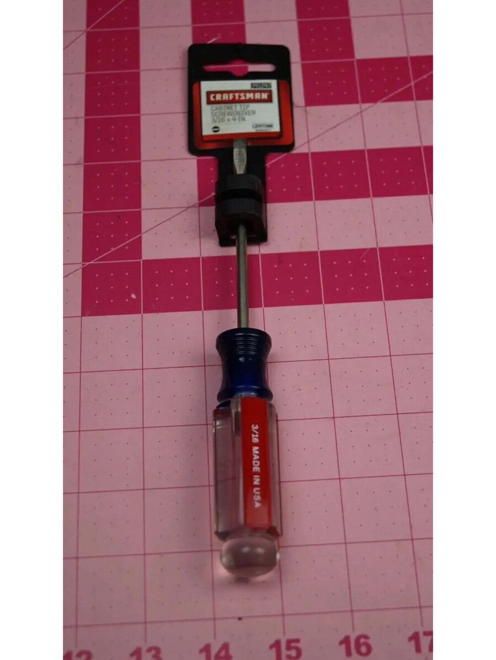 NOS Craftsman USA 3/16 x 6” Cabinet Tip Screwdriver Z WF 41247